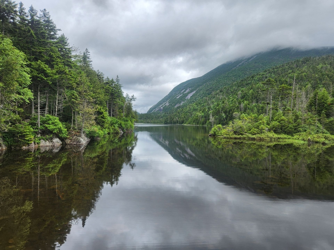 Lake Colden in the overcast day