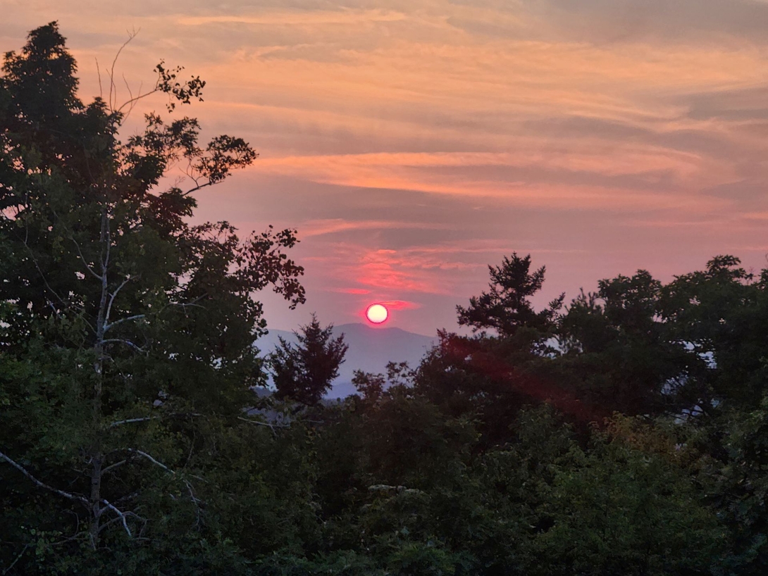 sunset from prospect mt