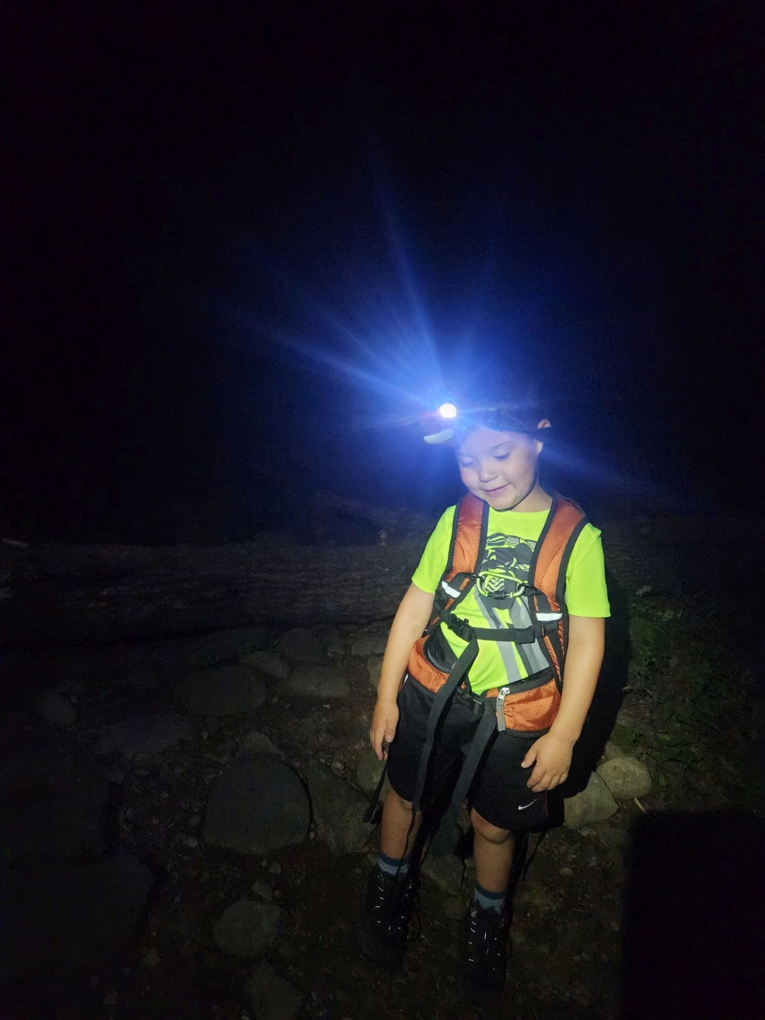 quinn with headlamp