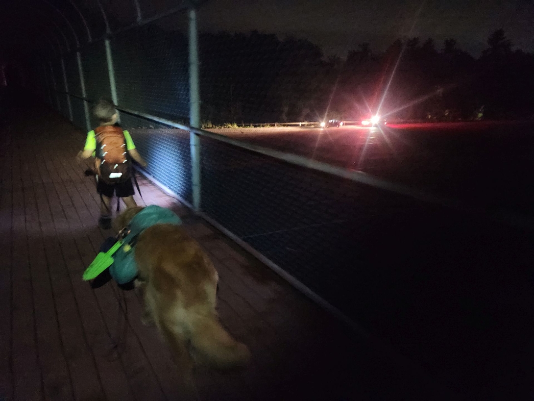 We finished the hike in about an hour and ten minutes.