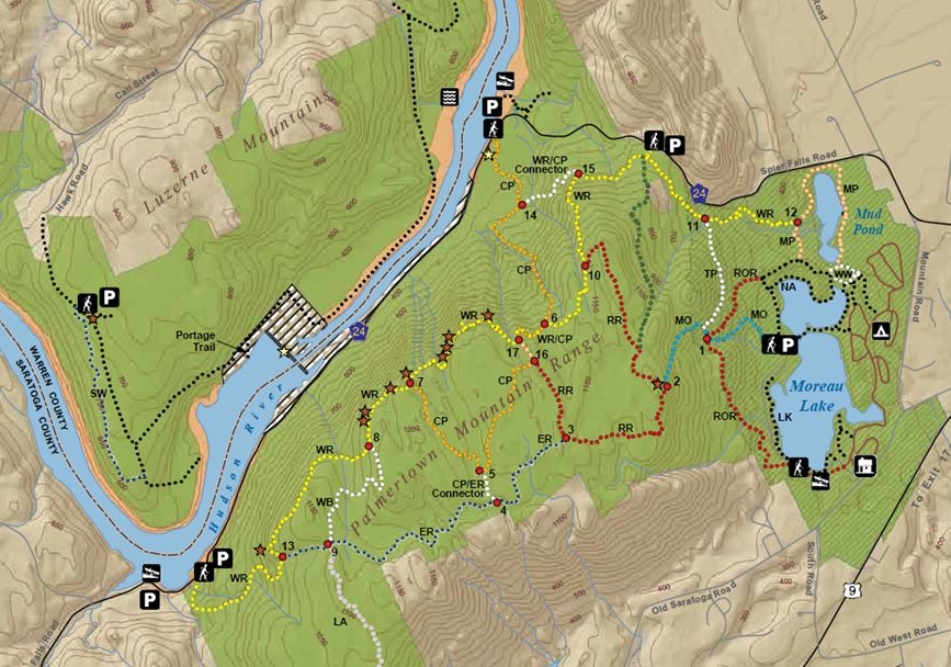 Moreau state park map.