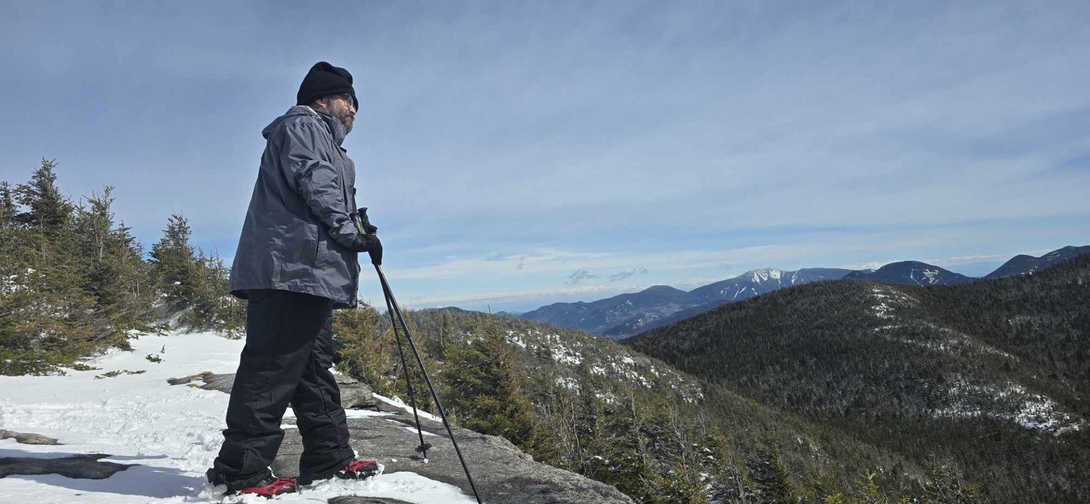 me gazing from the summit