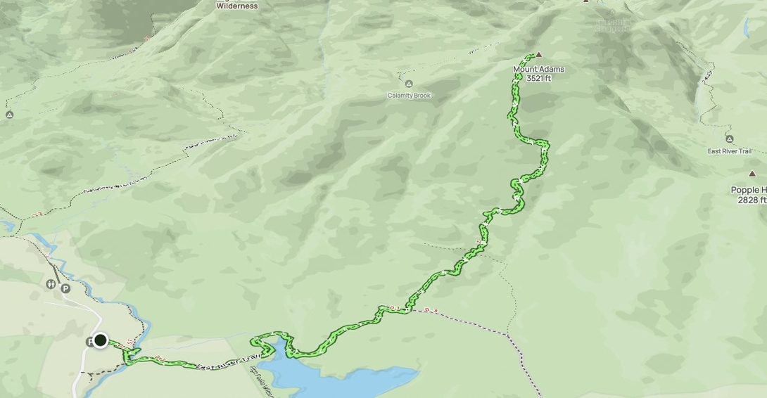 mt adams map