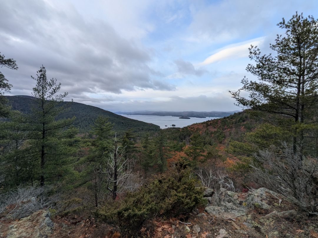 view from climbing wall