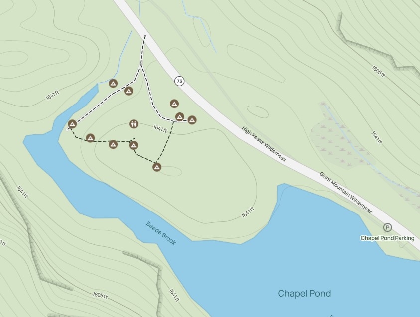 chapel pond map