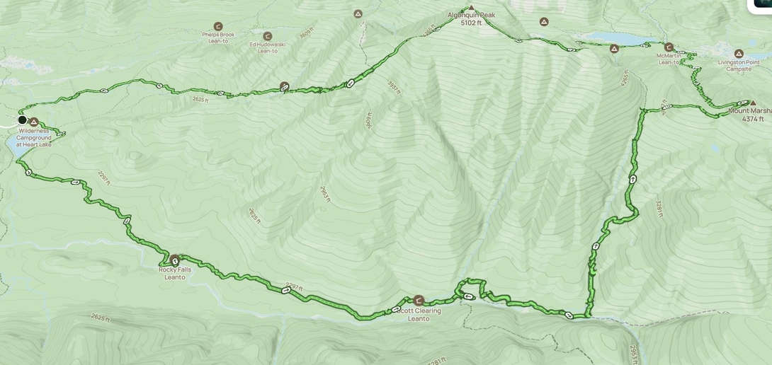 Indian Pass route to Marshall.