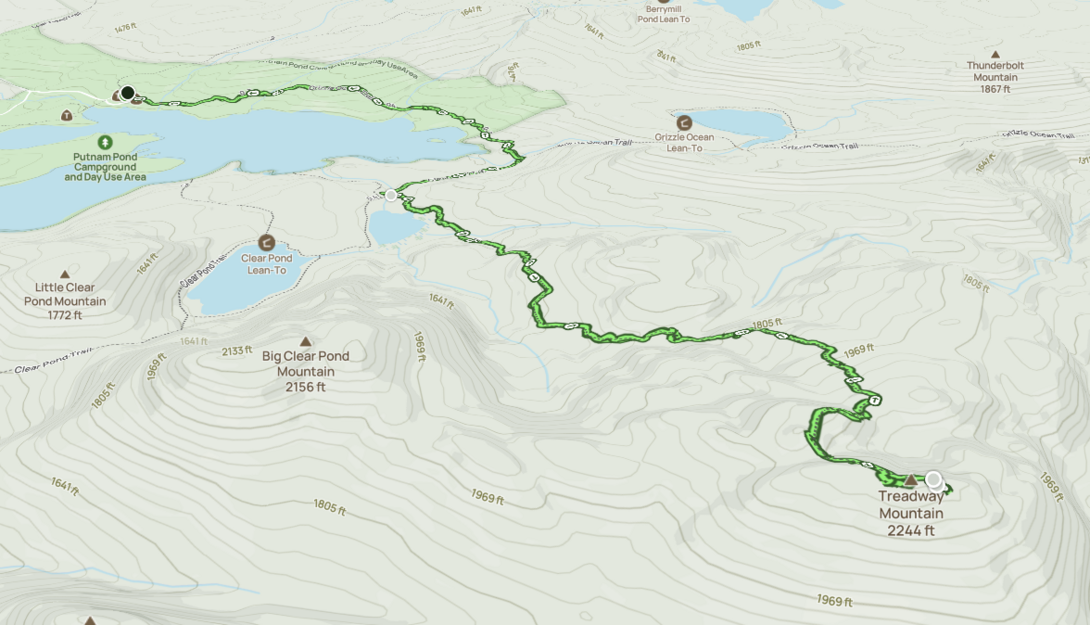Treadway map